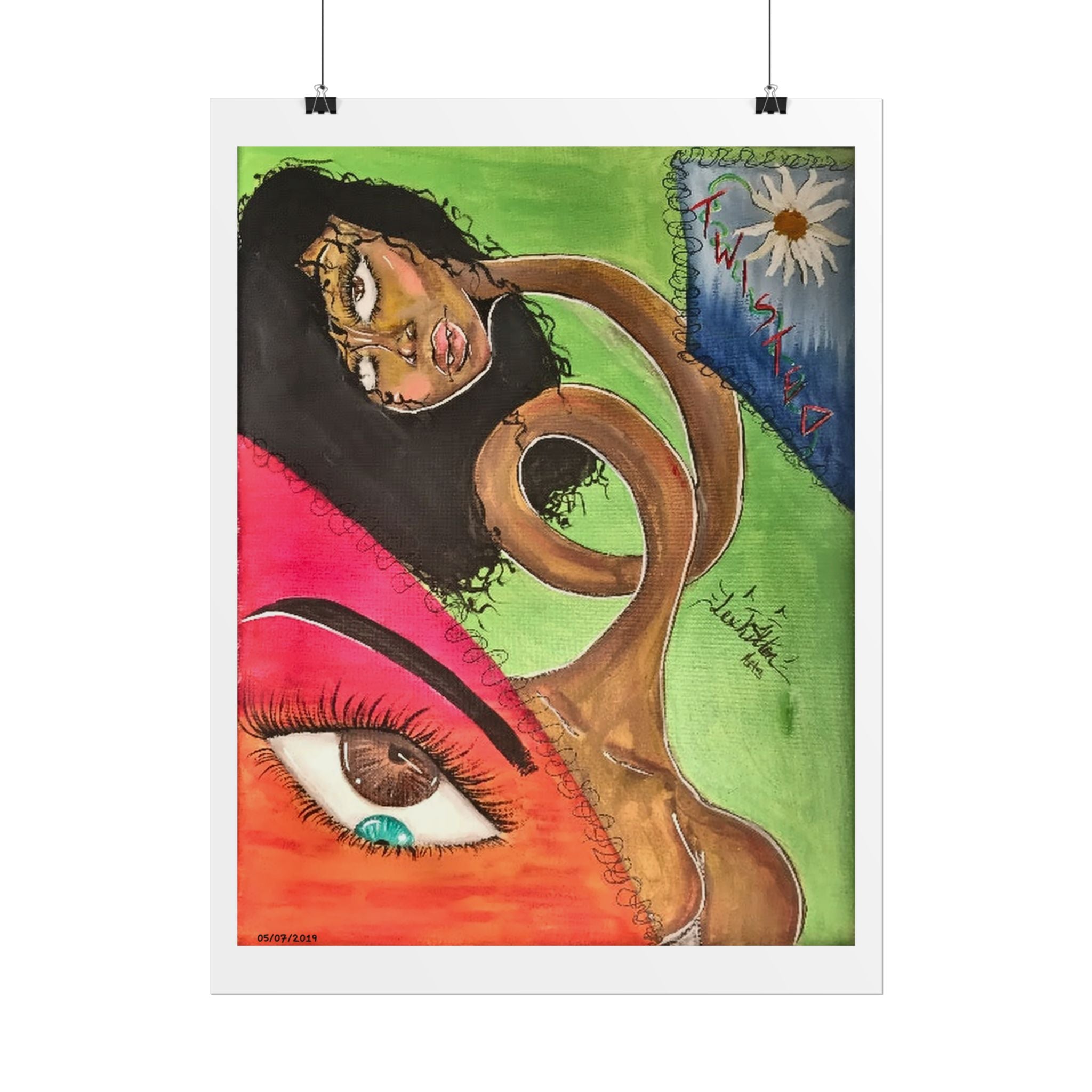 Twisted | Original LexKittenArts Art Print