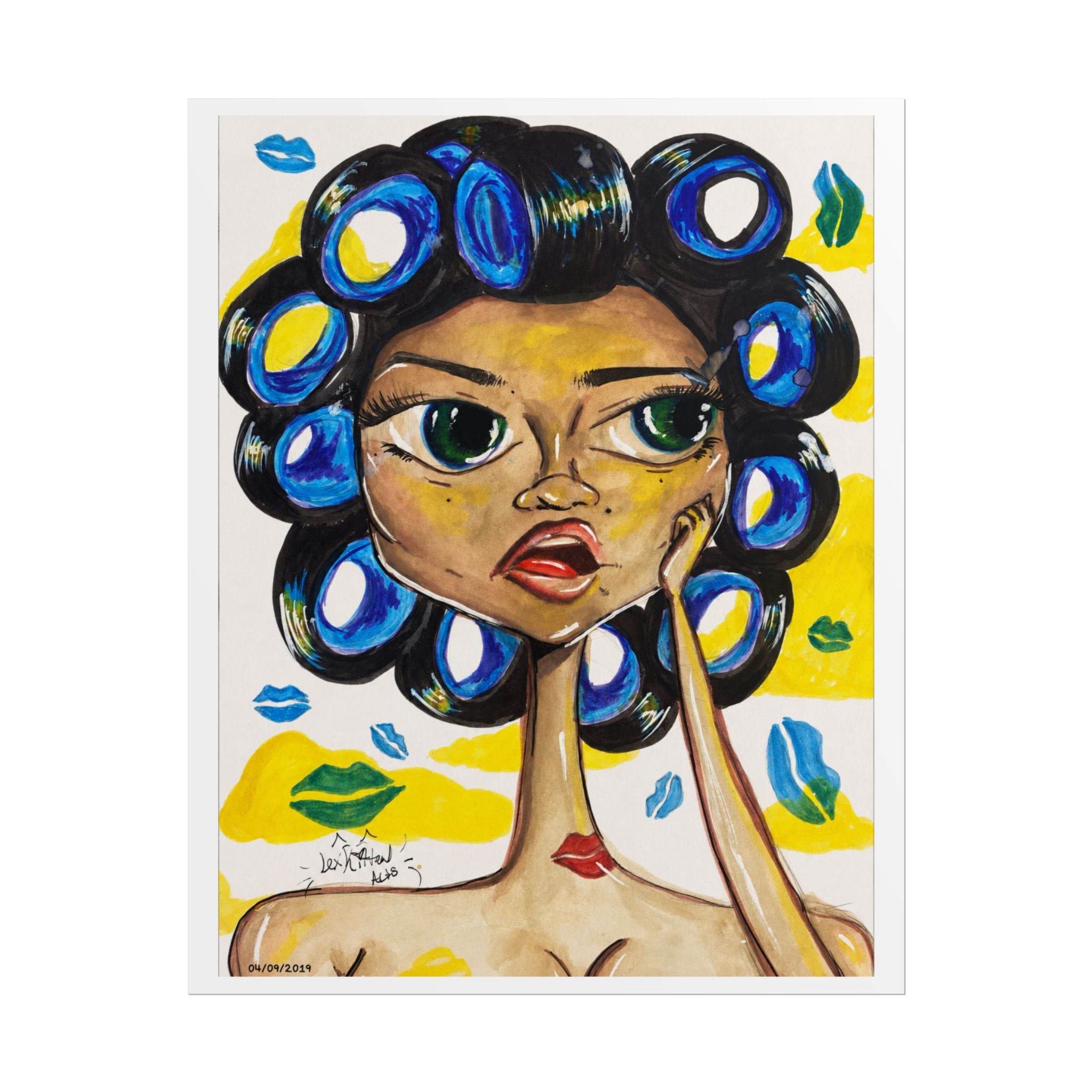 Bonita | Original LexKittenArts Art Print