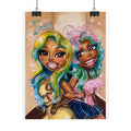 Baddie Duo "IvoriBabu & Diamond The Body" Art Print