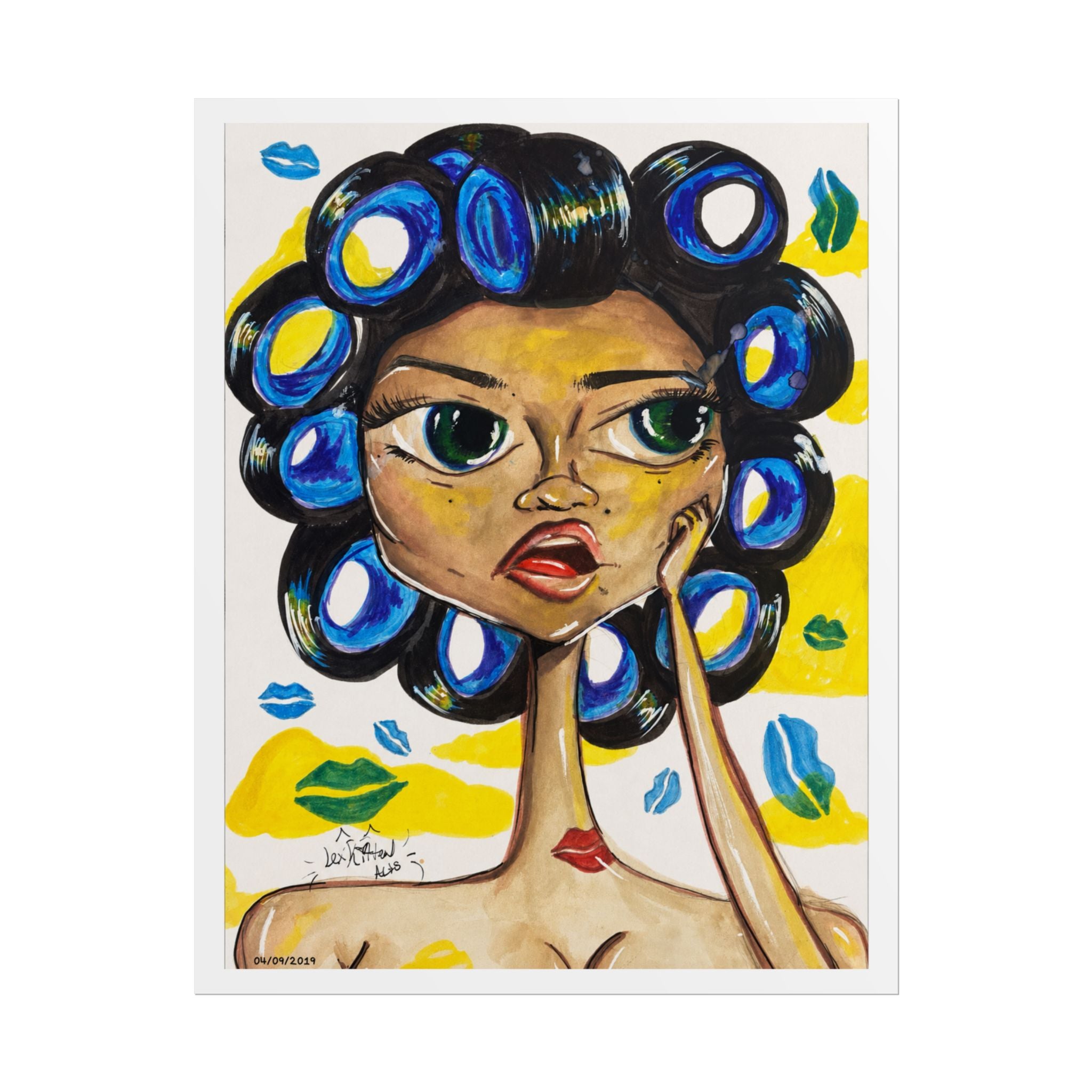 Bonita | Original LexKittenArts Art Print