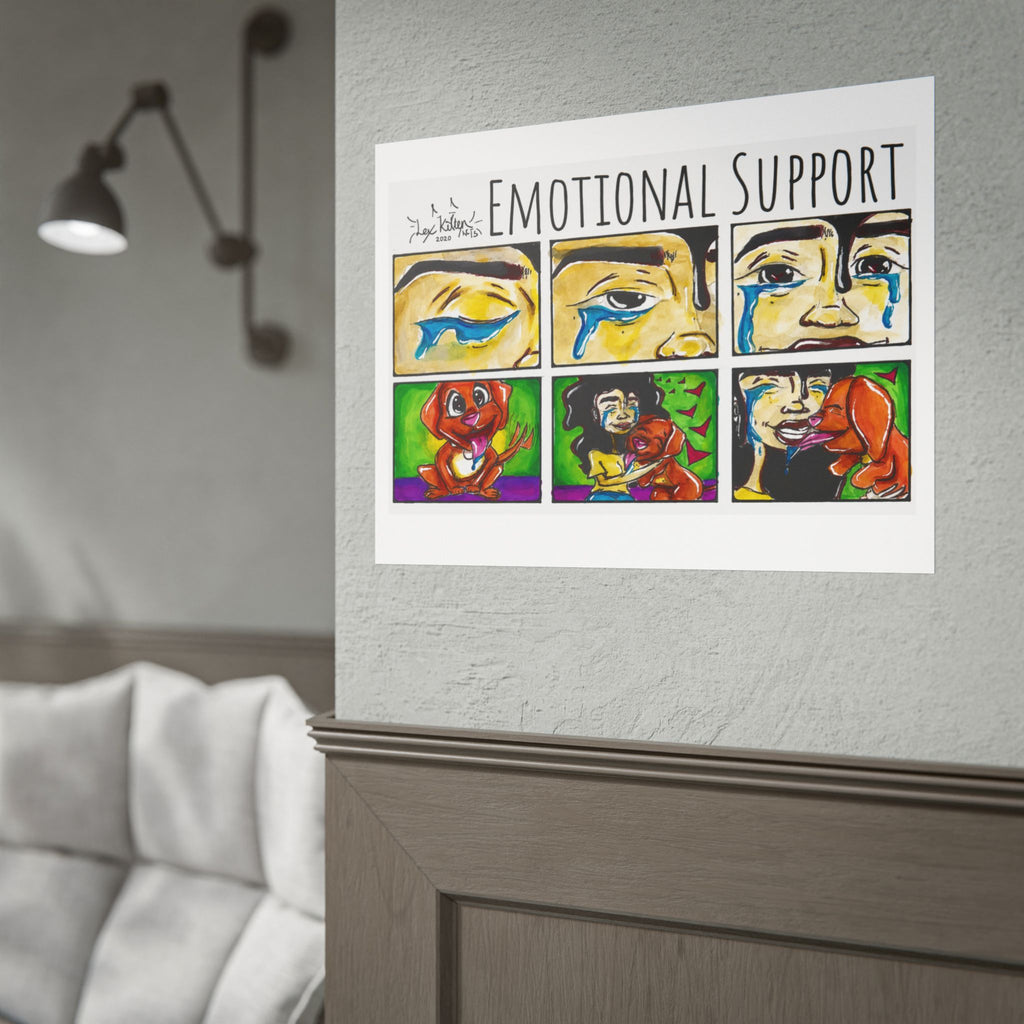 Emotional Support | Original LexKittenArts Art Print