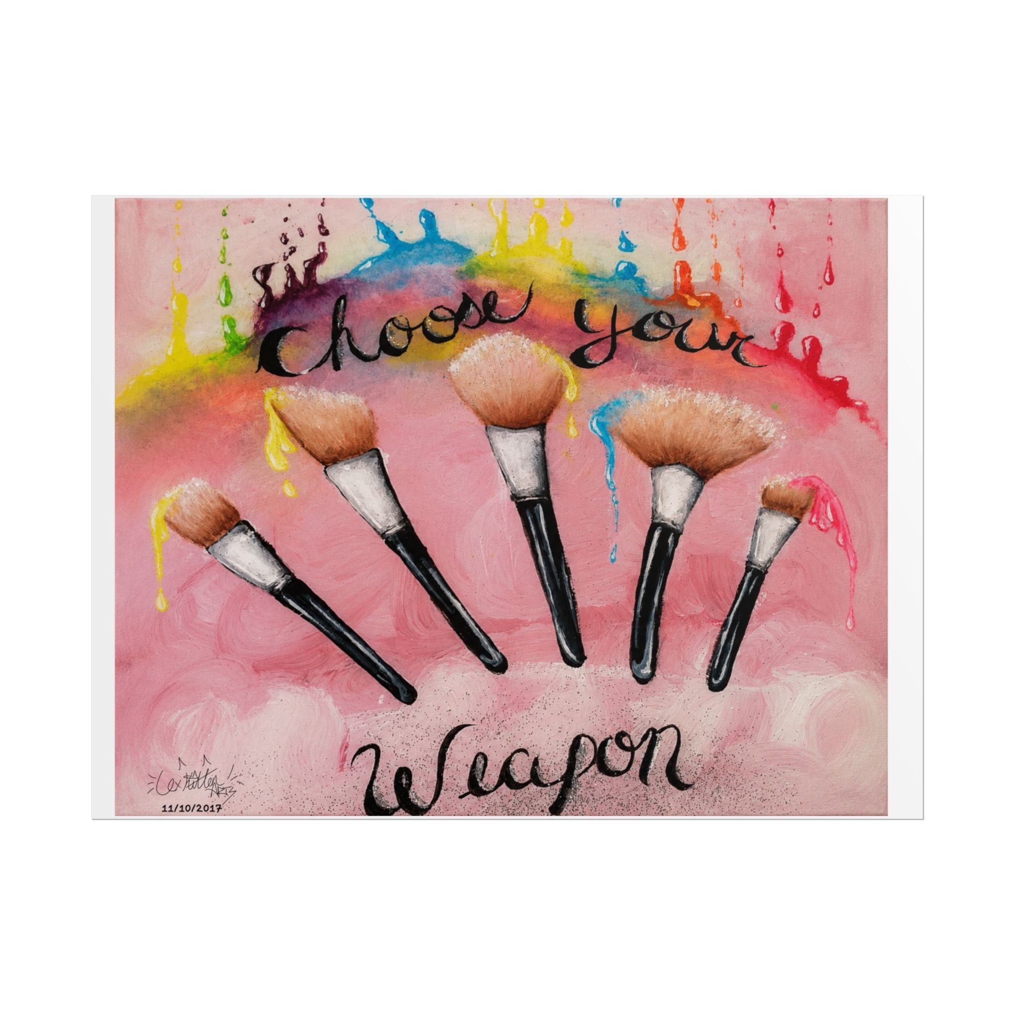 Choose Your Weapon | Original LexKittenArts Art Print