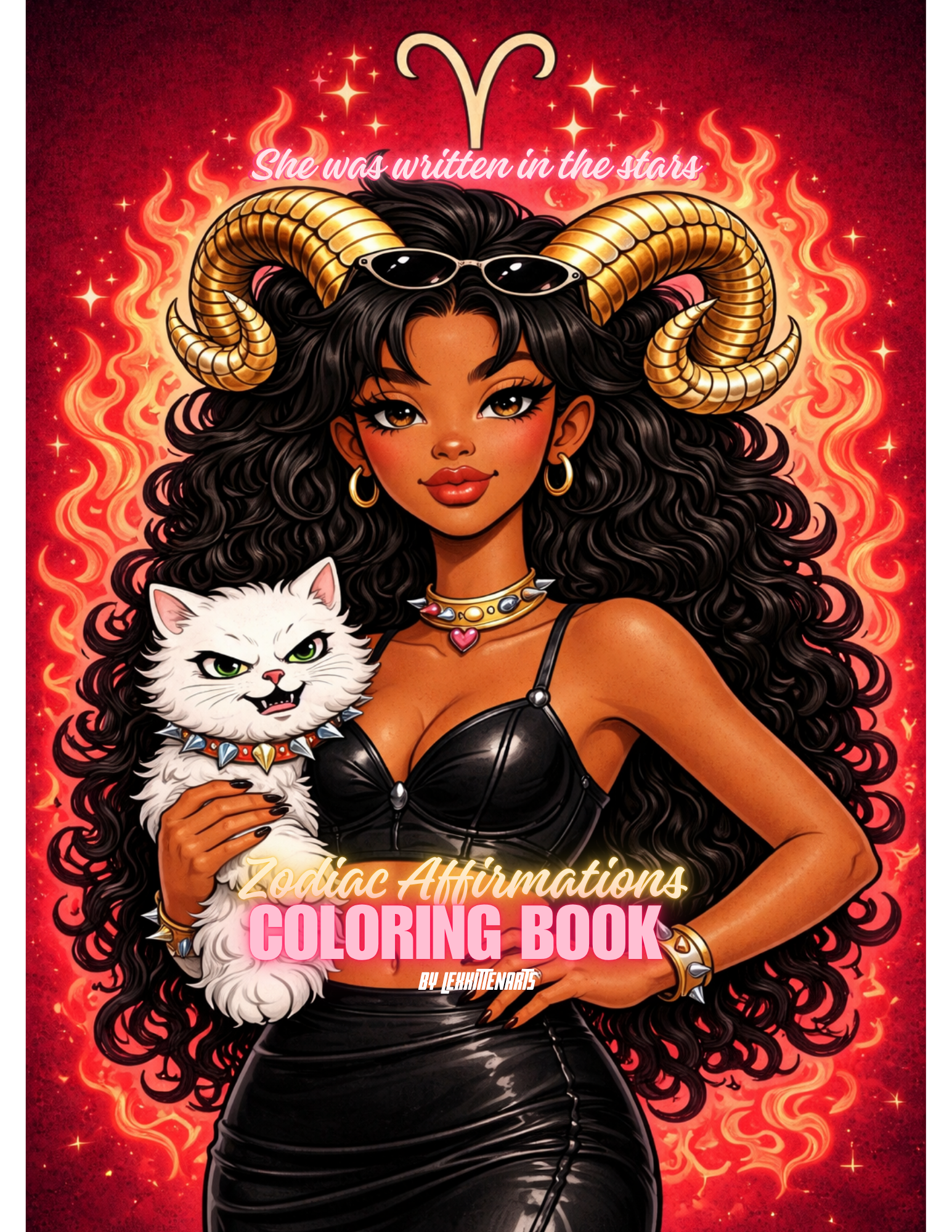 Zodiac Affirmations Coloring Book (Paperback) 💖✨